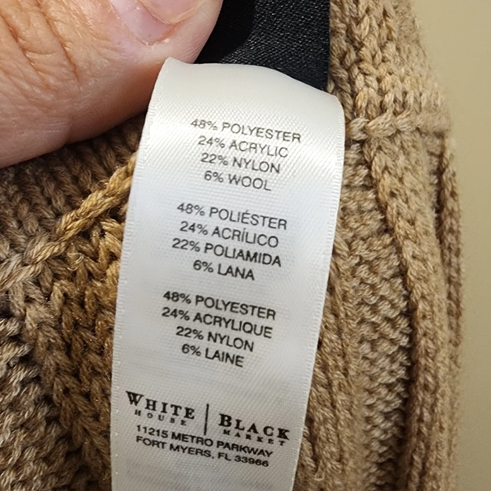 WHBM tan scarf